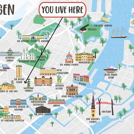 아파트 Large 4 Bedroom With Balcony & Bathtub In Cph